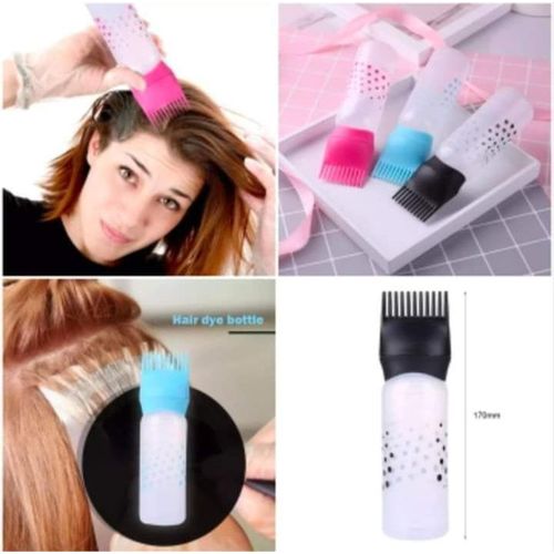 50oz Hair Dye Applicator Brush Bottle/ Oil Applicator Comb Bottle /shampoo Dispensing Brush &Styling Tool