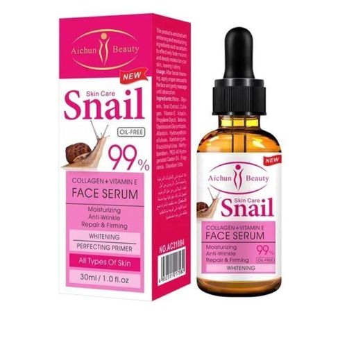 Aichun Beauty Snail 99% Vitamin E + Collagen Face Serum