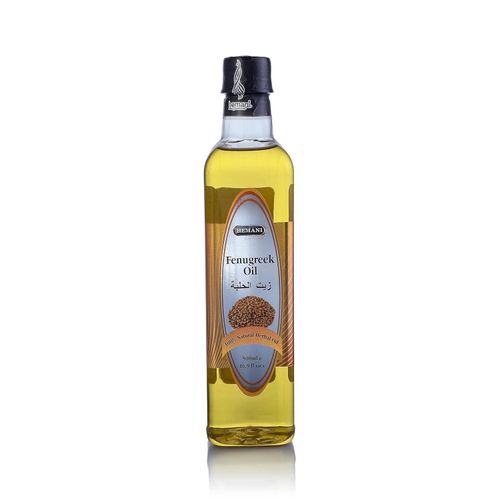 Hemani Fenugreek Oil 500ml - 100% Pure & Natural Fenugreek Seed Essential Oil for Skin, Hair, Wellness, Aromatherapy & Natural Health Remedies, Suitable for All Skin Types