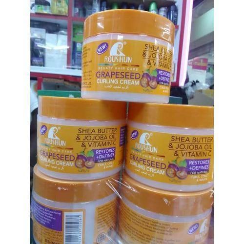 Roushun GRAPESEED CURLING CREAM NATURAL Peach Scented-350ML