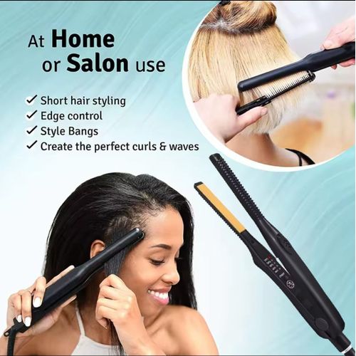Electric 2 In 1 Hair Curler And Straightener