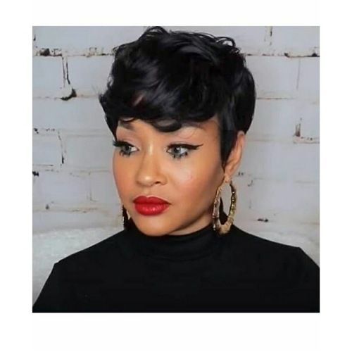 Human Hair Short Pixie Bob Wig + FREE Gift !!!