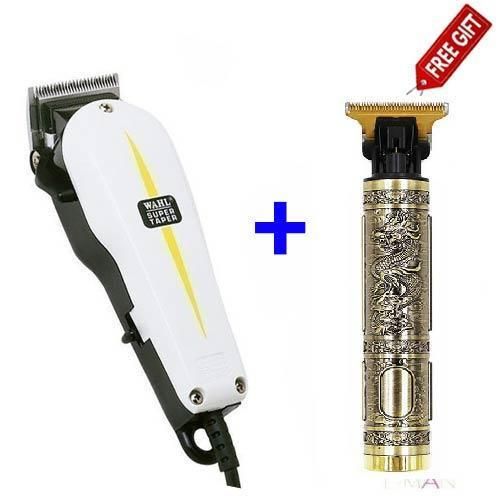 Super Taper Classic Series Clipper, Hair Cut, Kinyozi Machine + Vintage T9 Detailer clipper