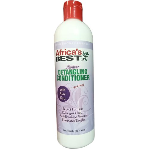 Africa's Best Instant DETANGLING CONDITIONER With Aloe Vera, Perfect For Dry, Damaged Hair, Anti-Breakage Formula Eliminates Tangles nk