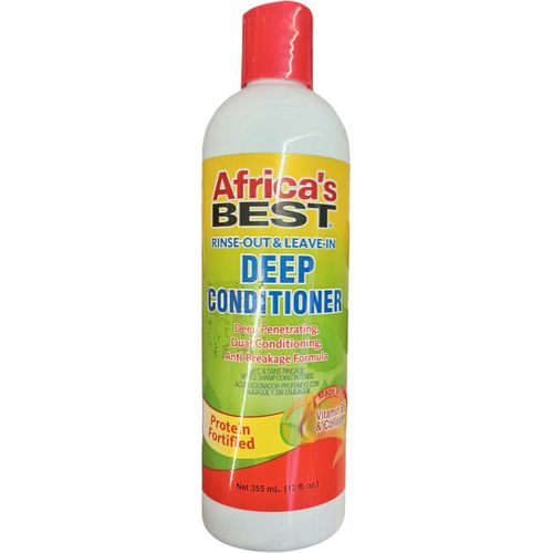Africa's Best Rinse-Out & Leave-In DEEP CONDITIONER Deep Penetrating, Dual Conditioning, Anti-Breakage Formula Protein Fortified nk