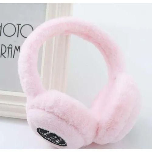 Fashion Bluetooth Headphone, Wireless Ear Muffs Headphones Ear Warmers Music Earmuff Ear Cover Wireless Music Earmuffs Headsets For Travel Outdoor-Pink