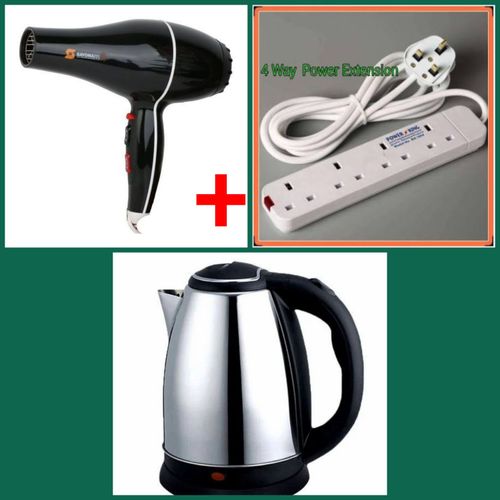 Sayona Professional Hair Blow Dryer With 3 Heating+ETENSION+KETTLE