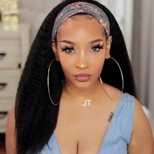 Natural Straight Headband Wig +Free Gift Inside!