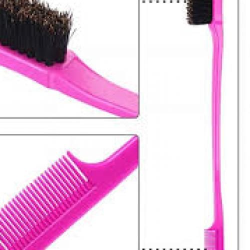 Pink Eyebrow Brush/Edge Control Hair Brush