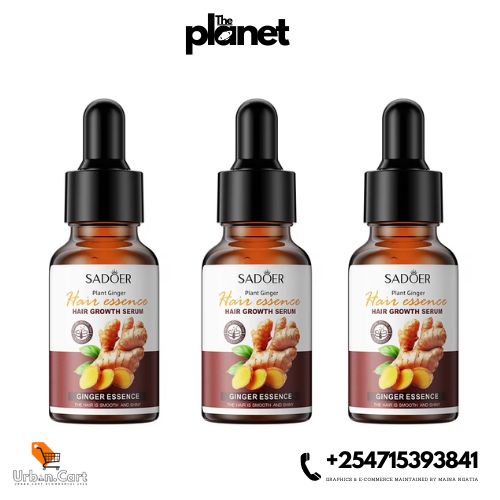 SADOER 3 pcs Hair growth serum , Ginger hair serum , Hair repair oil , Moisturizing hair serum , Natural hair care oil