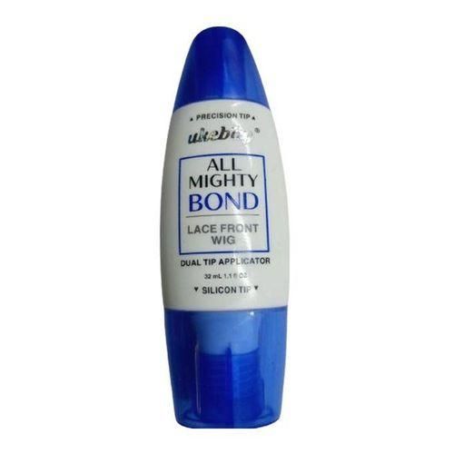 All Mighty Bond Lace Front Wig Glue, Dual Tip Applicator, Instant Drying, Water Resistant, Strong Hold for Wigs, Frontals, Toupees, Safe for Sensitive Skin