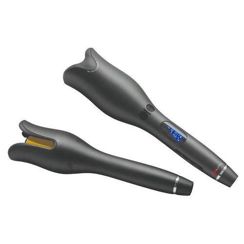 Auto Hair Curler, Automatic Curling Iron Wand with Dual Voltage, Adjustable 4 Temperature and 3 Timer, LCD Display, Fast Heating, Anti-Scald, Rotating Barrel Auto Shut-Off for Hair Styling