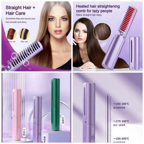 Wireless Straight Hair Charging Design For Home Dormitory Comb