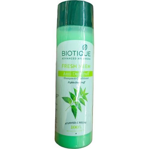 Biotique Fresh Neem Anti Dandruff Shampoo And Conditioner