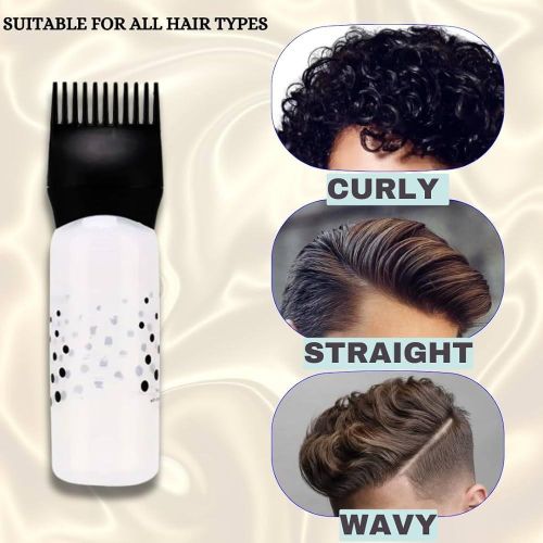 Hair oil applicator buy one get a free comb