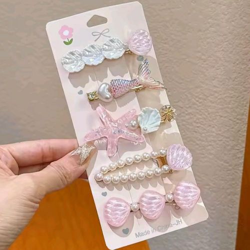 Coral Coast Hair Clips – Set of 5