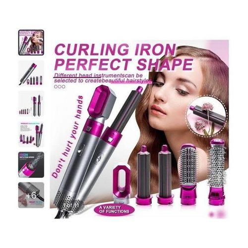 New Five-In-One Automatic Curling Iron, Hair Styling Comb ,Electric Blow Dryer Straight And Curly Use Hairdressing Tools