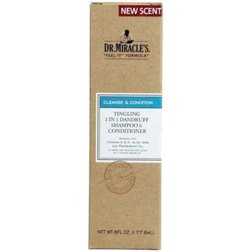 Dr. Miracle'S Tingling 2 in 1 Dandruff Shampoo and Conditioner