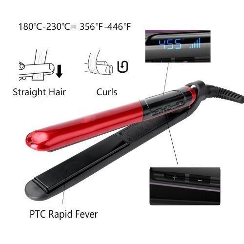 Cronier professional professional 2 In 1 Ceramic Flat Iron Hair Straightner