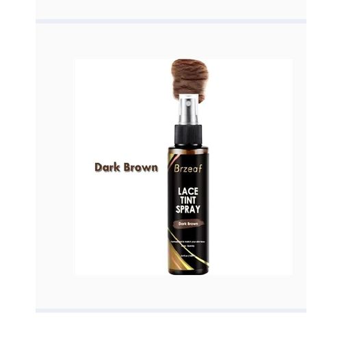 Brzeaf Dark Brown Lace Tint Spray For Wigs - 100ml
