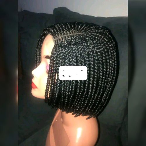 Fashion Classic Closure Bob Braided Short Wig