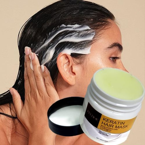 Keratin High Quality Hair Mask for Dry Damaged Hair and gives you a Healthy Scalp