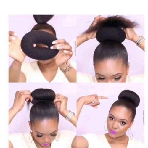 Hair Donut Bun Maker Extension - Black