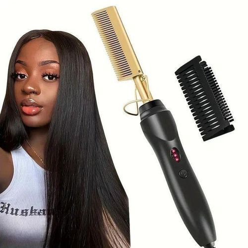 Nunix 2 in 1 Ceramic Coated Flat Iron Quality //Hair Straightener//Flat Iron//Superfly Fast Heating Hair Straightener for Quick and Smooth Results, Plus Travel Friendly