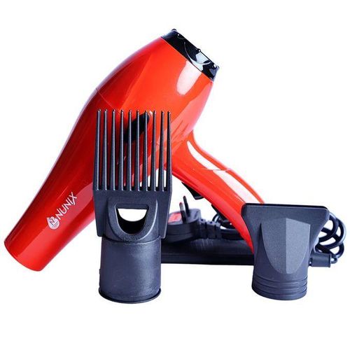 Nunix Official Store Hair Red Blow Dryer With Beauty Accessories HD-01