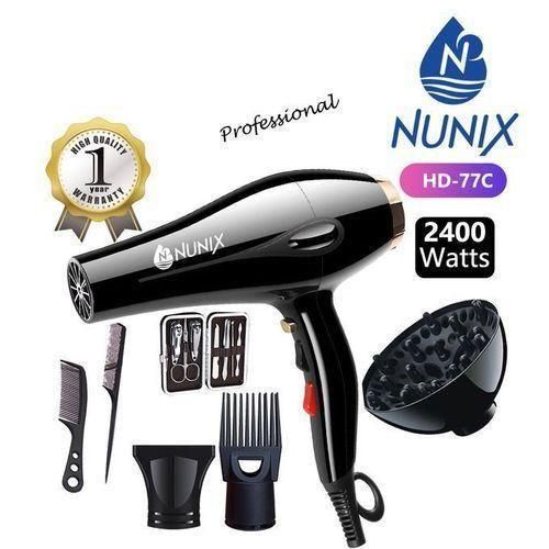 Nunix 2400W High Quality Professional Home And Salon Hair Blow Dryer With Accessories