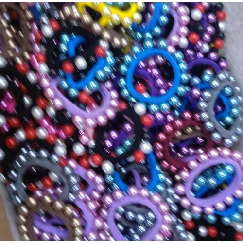 Pearl Hair Band Elastic Hair Bands Kids Hair Hair Bands Ladies Hair Bands 6 Pieces Assorted Colours