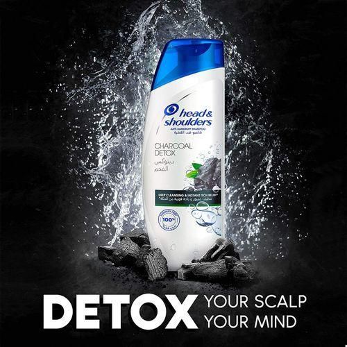Head & Shoulders Charcoal Detox Anti-Dandruff & Instant Itch Relief Shampoo-400mL