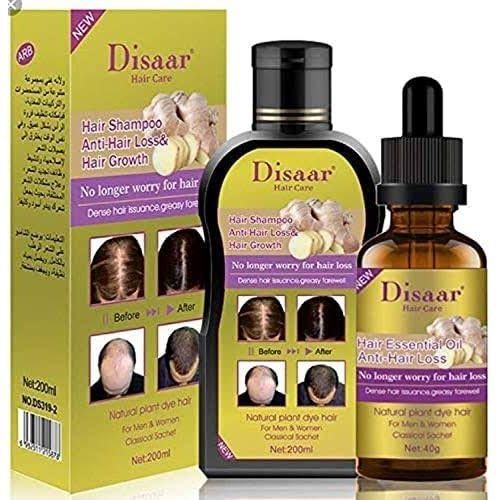 Aichun Beauty Anti-Hair Loss Shampoo,Growth Treatment Ginger Anti-Hair Loss & Hair Growth Shampoo + Essential Oil