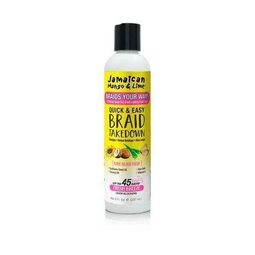Jamaican Mango & Lime Hair Braid Takedown 237ml, Easy Detangling & Styling Solution