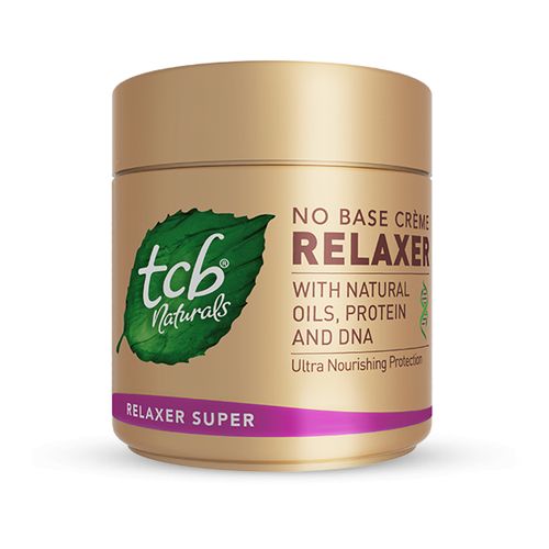 TCB Naturals No Base Crème Relaxer Super 250ml + Free Neutralizing Shampoo.
