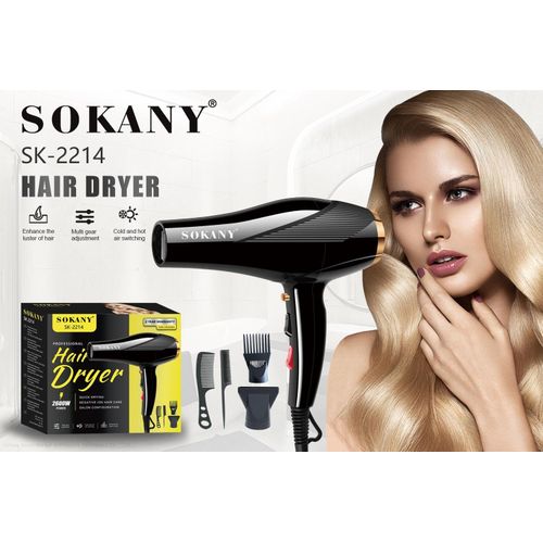 Sokany Heavy Duty Commercial Blow Dry Hair Dryer For Salon And Home Use