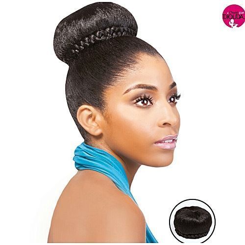 Donut Hair Bun Extension Colour Black + FREE GIFT.