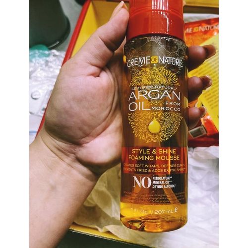 Creme Of Nature Style And Shine Foaming Mousse