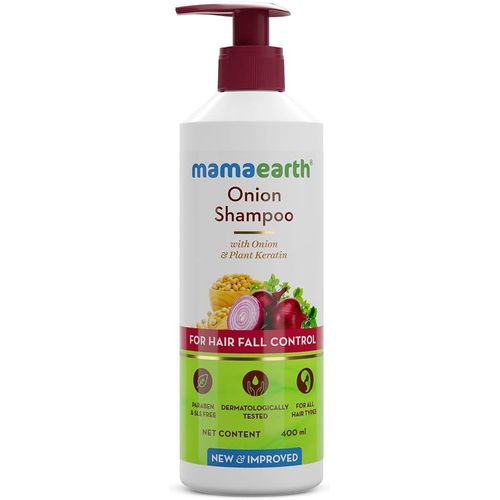 Onion Shampoo for Hair Growth & Hair Fall Control with Onion Oil & Plant Keratin 400ml