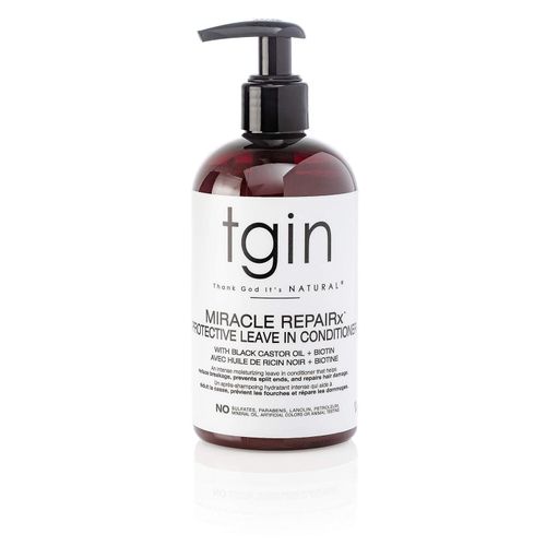 Tgin Miracle RepaiRx Protective Leave In Conditioner for Natural Hair - Biotin - Black Castor Oil