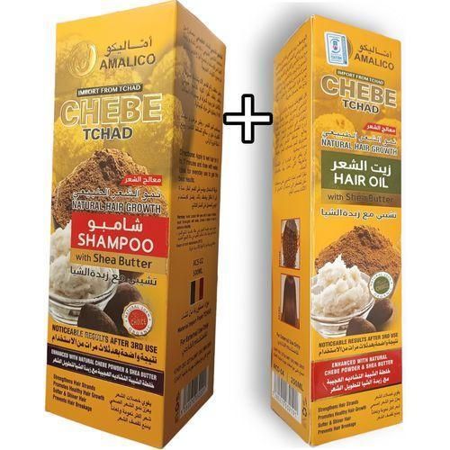 AMALICO CHEBE TCHAD Shampoo + Hair Oil With Shea Butter nk