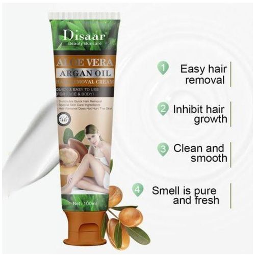 Disaar Aloe Vera Argan Oil Hair Removal Cream