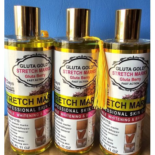Gluta Gold Stretch Marks Double Whitening Professional Skin Care For Brightening, anti-wrinkles, clear Dark Spot.
