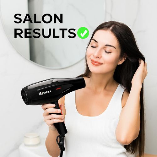 2 in 1 Electric Hot Comb Hair Dryer Blower - Fast-Heating Hair Straightener for Silky Smooth Styling