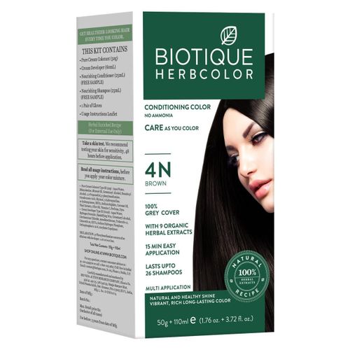 Biotique Herbcolor Conditioning Hair Colour 4n BROWN