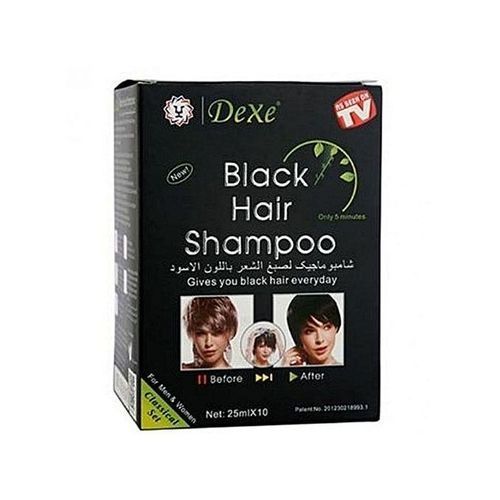 Dexe Hair Dye Shampoo *Black* (10 Packs )