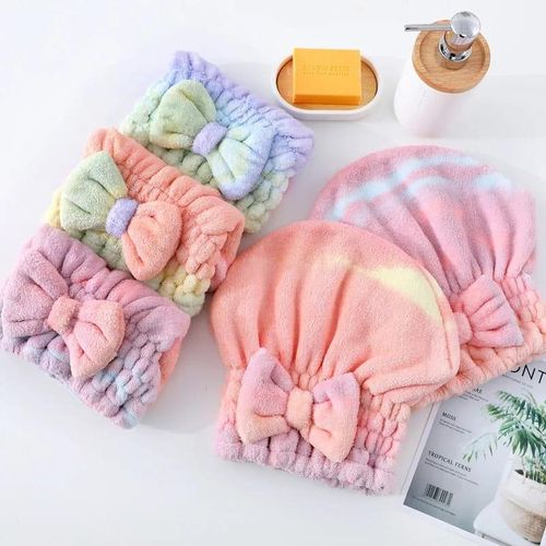 Double Layered Microfibre Hair Towel -Super Absorbent