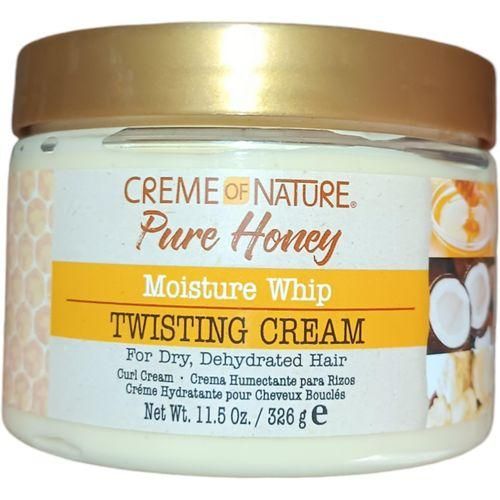 Creme Of Nature Pure Honey MOISTURE WHIP Twisting Cream..