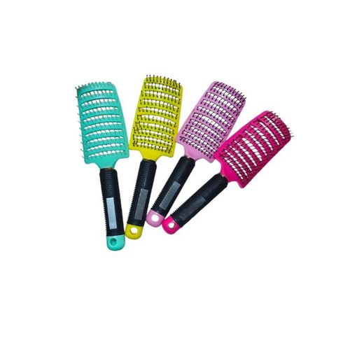 Professional Wig Comb Detangling Brush & Scalp Massager – Wide-Tooth Comb & Paddle Brush for Natural, Synthetic & Human Hair Wigs