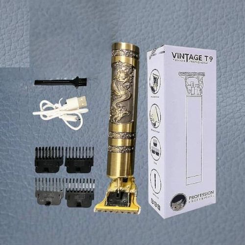 Powerful Inbuilt Battery Ultra Silent Motor USB charging T9 Hair Clipper Trimmer Shaver